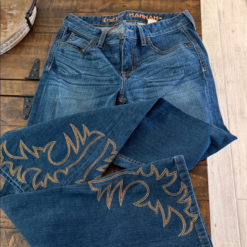 Cruel Girl Denim with Gold Embroidery